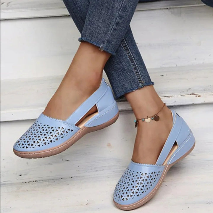 Women's Orthopedic Perforated Slip-On Comfort Loafers
