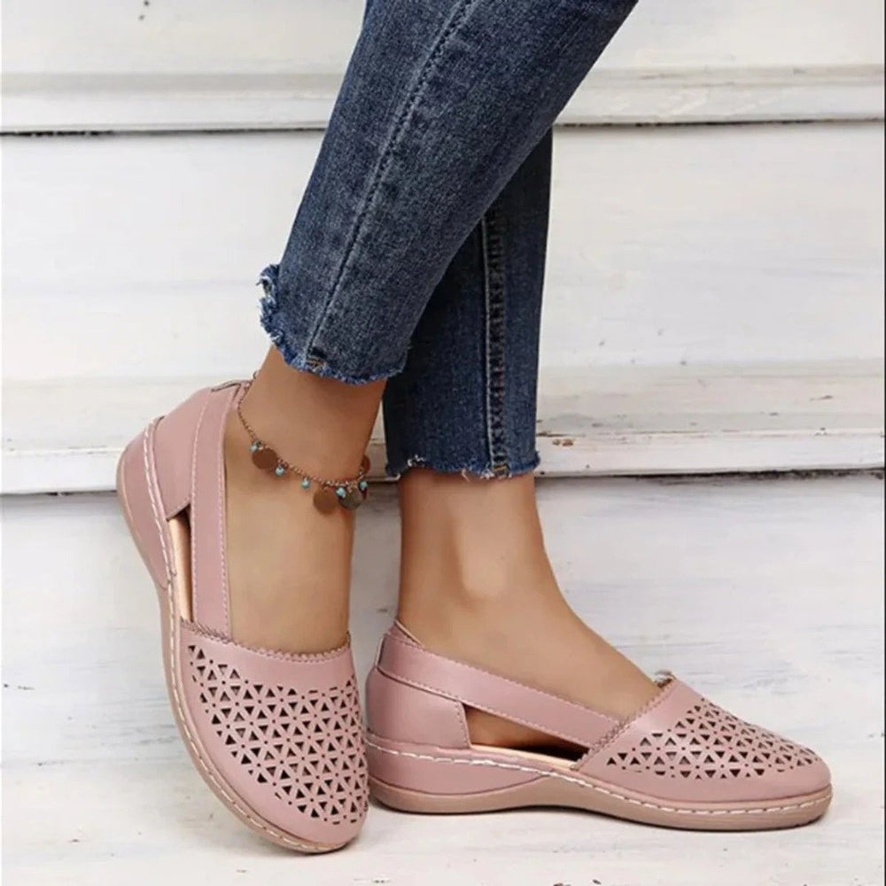 Women's Orthopedic Perforated Slip-On Comfort Loafers