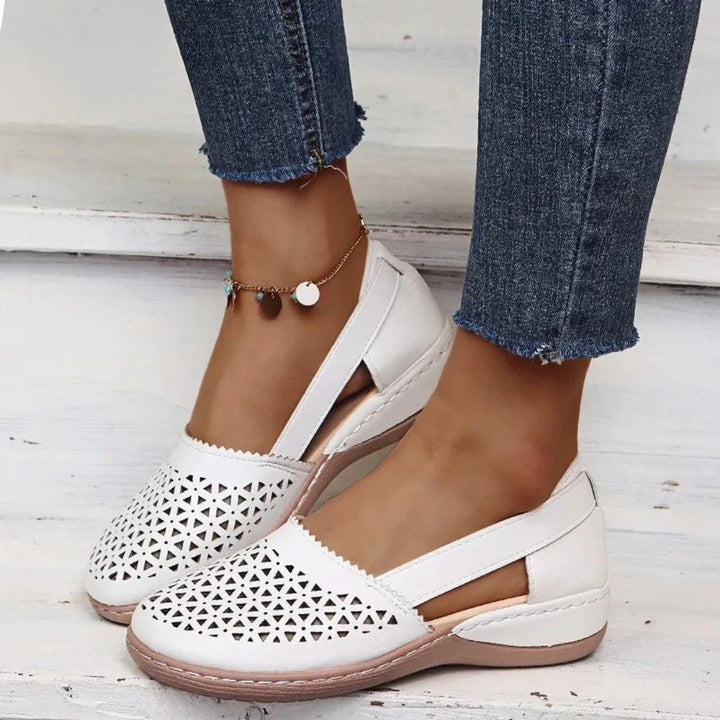 Women's Orthopedic Perforated Slip-On Comfort Loafers