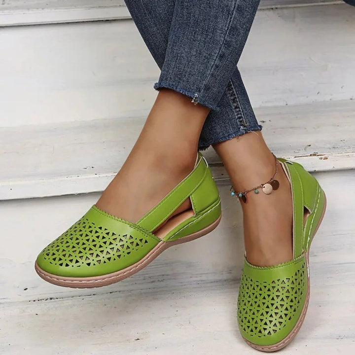 Women's Orthopedic Perforated Slip-On Comfort Loafers