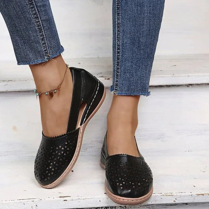 Women's Orthopedic Perforated Slip-On Comfort Loafers