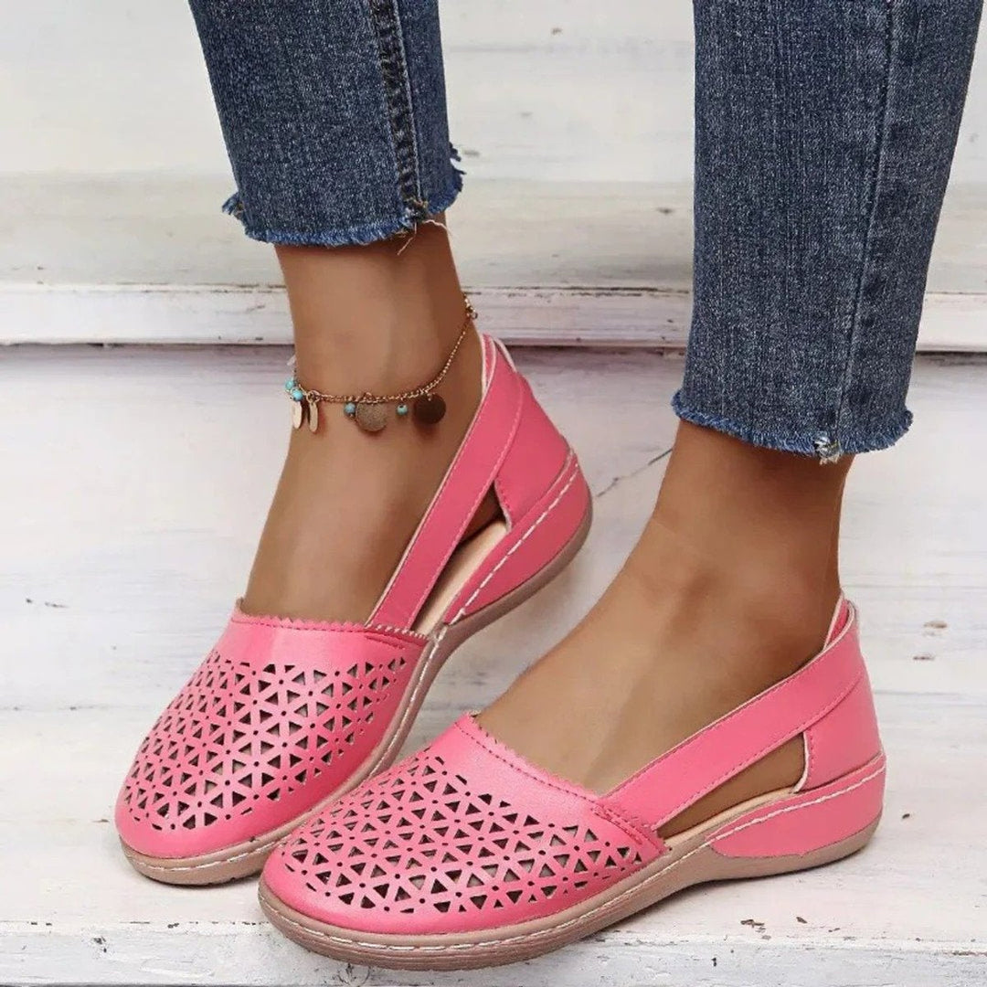 Women's Orthopedic Perforated Slip-On Comfort Loafers