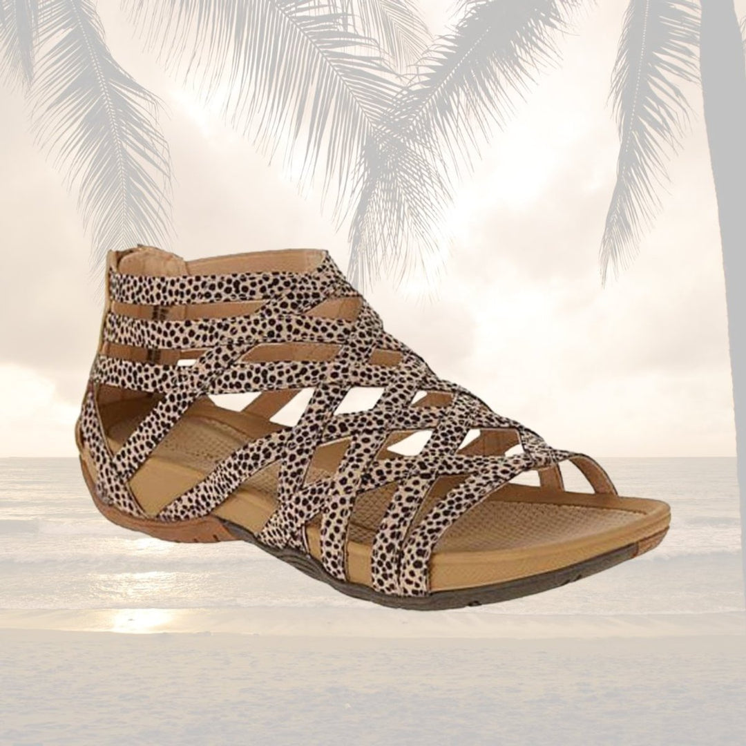 Women's Orthopedic Strappy Gladiator Arch-Support Flat Sandals