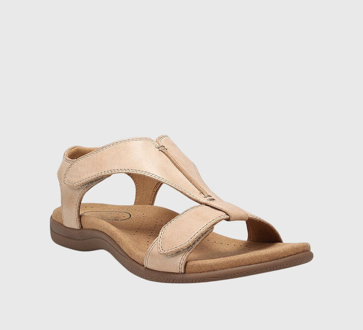 Women's Orthopedic Velcro-Strap Open-Toe Flat Sandals