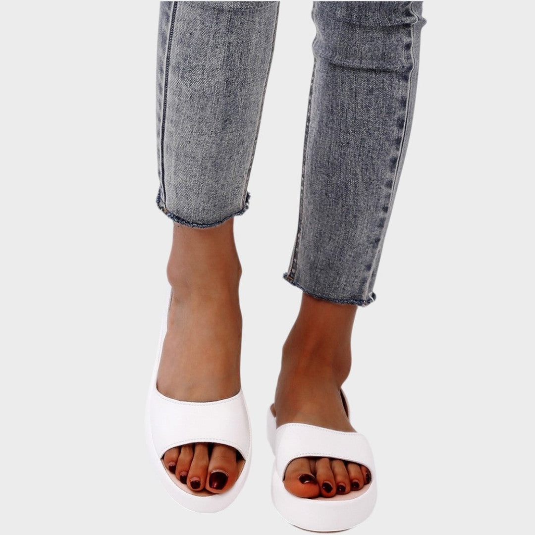 Women's Orthopedic Wedge Slip-On Open-Toe Sandals