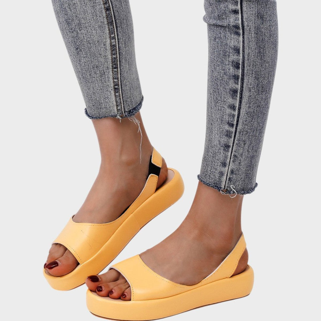 Women's Orthopedic Wedge Slip-On Open-Toe Sandals