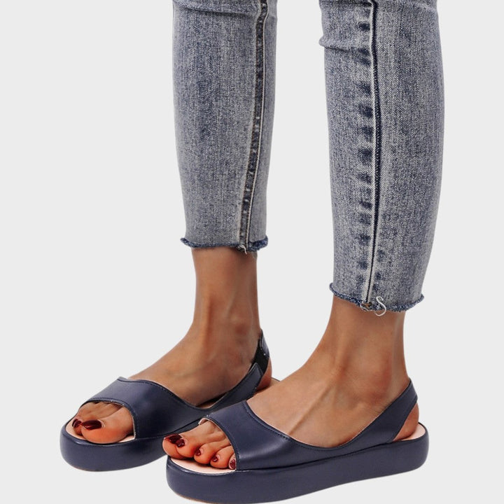 Women's Orthopedic Wedge Slip-On Open-Toe Sandals