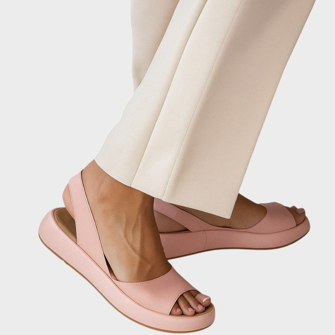 Women's Orthopedic Wedge Slip-On Open-Toe Sandals