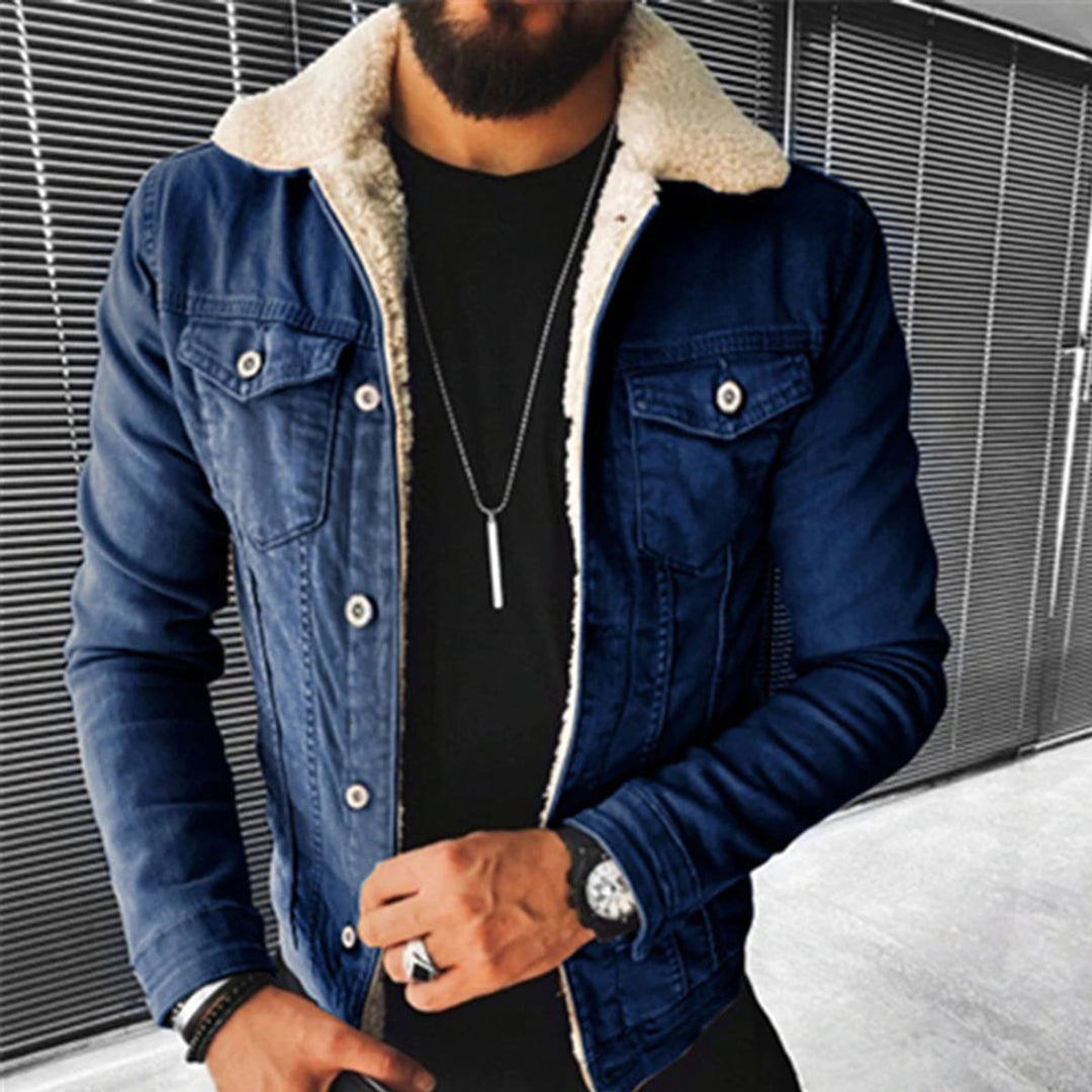Women's Oversized Boho Embroidered Denim Jacket