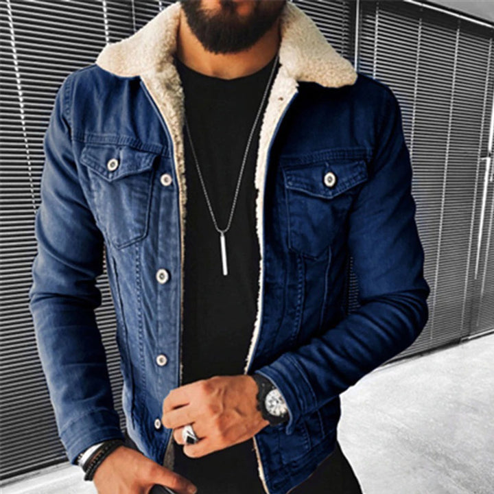 Women's Oversized Boho Embroidered Denim Jacket