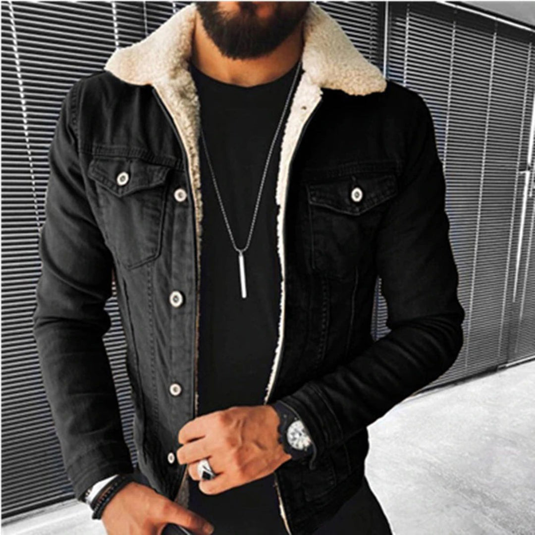Women's Oversized Boho Embroidered Denim Jacket