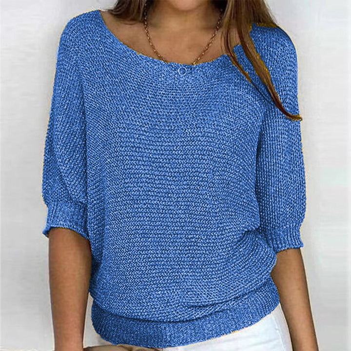 Women's Relaxed-Fit Batwing-Sleeve Knit Oversized Sweater