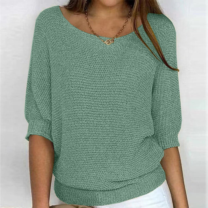 Women's Relaxed-Fit Batwing-Sleeve Knit Oversized Sweater
