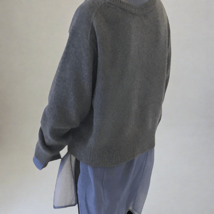 Women's Relaxed-Fit Button-Front Knit Cardigan Sweater