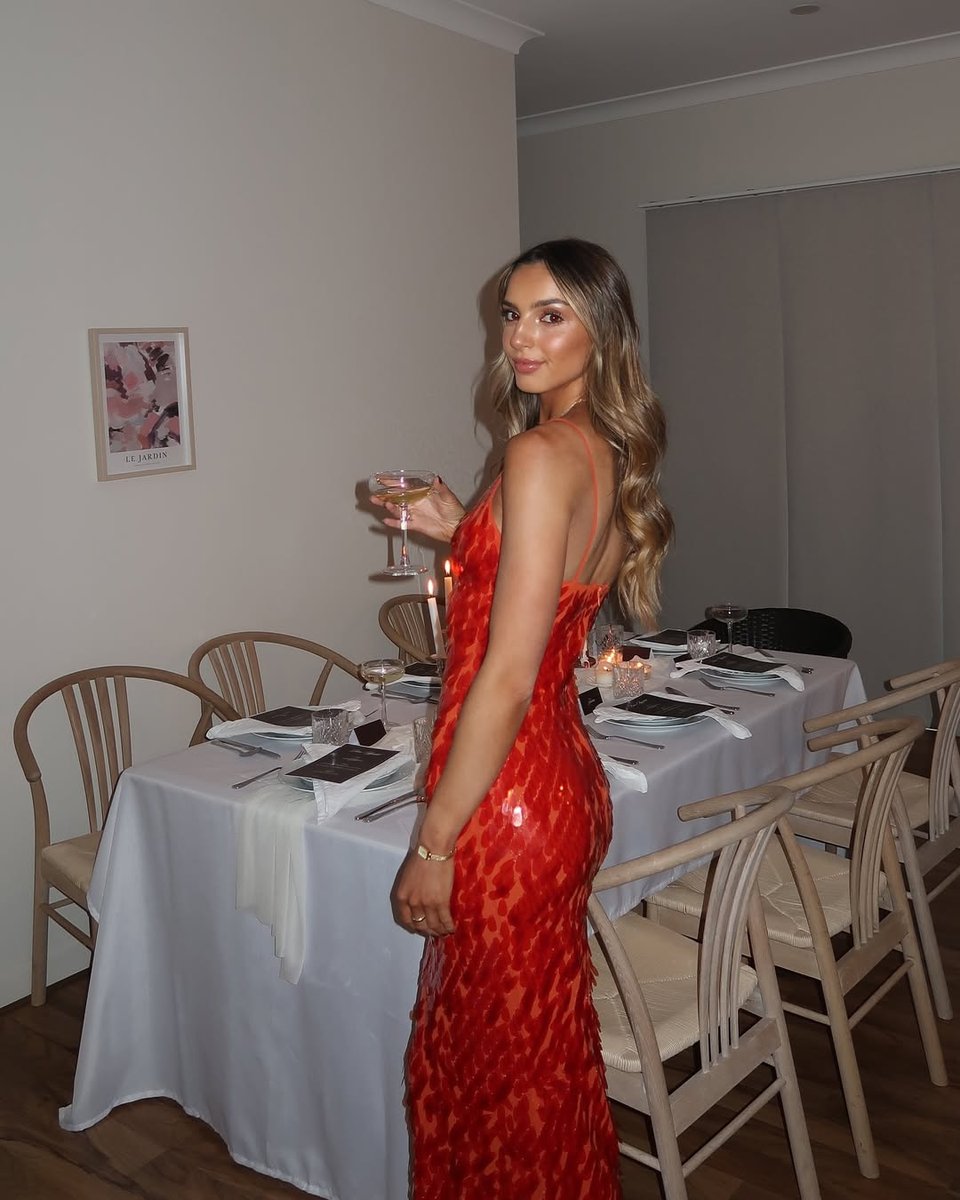 Women's Sequin Open-Back Spaghetti-Strap Maxi Formal Dress