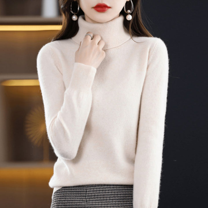 Women's Soft-Knit Slim-Fit Turtleneck Pullover Sweater