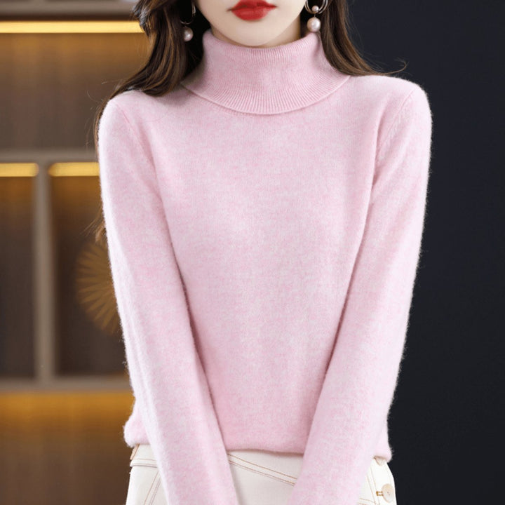 Women's Soft-Knit Slim-Fit Turtleneck Pullover Sweater