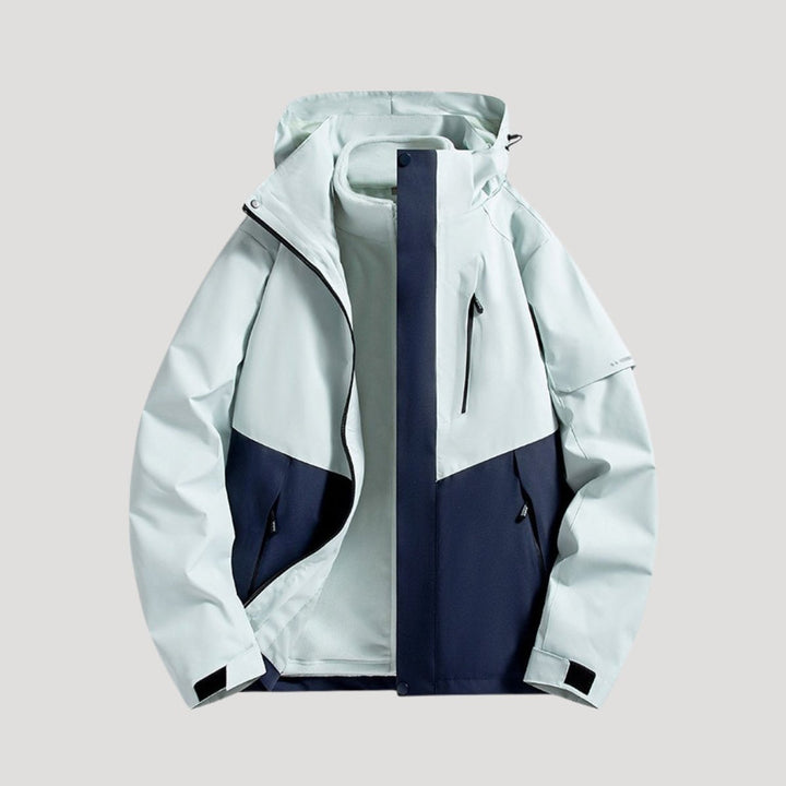 Women's Waterproof Windbreaker Hooded Outdoor Shell Jacket