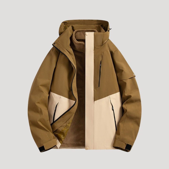 Women's Waterproof Windbreaker Hooded Outdoor Shell Jacket