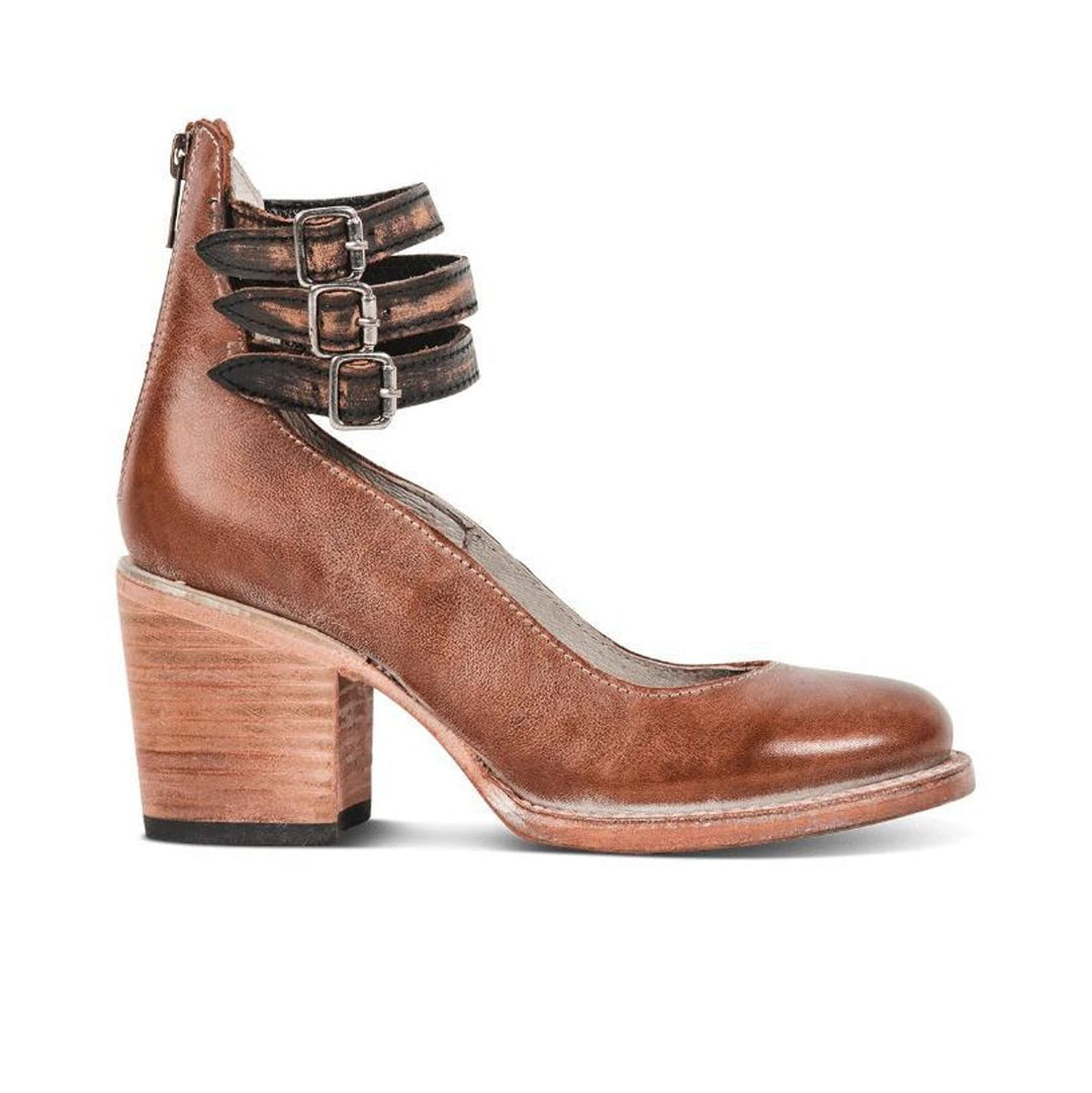 Women's Western-Style Buckle-Strap Pointed-Toe Ankle Boots