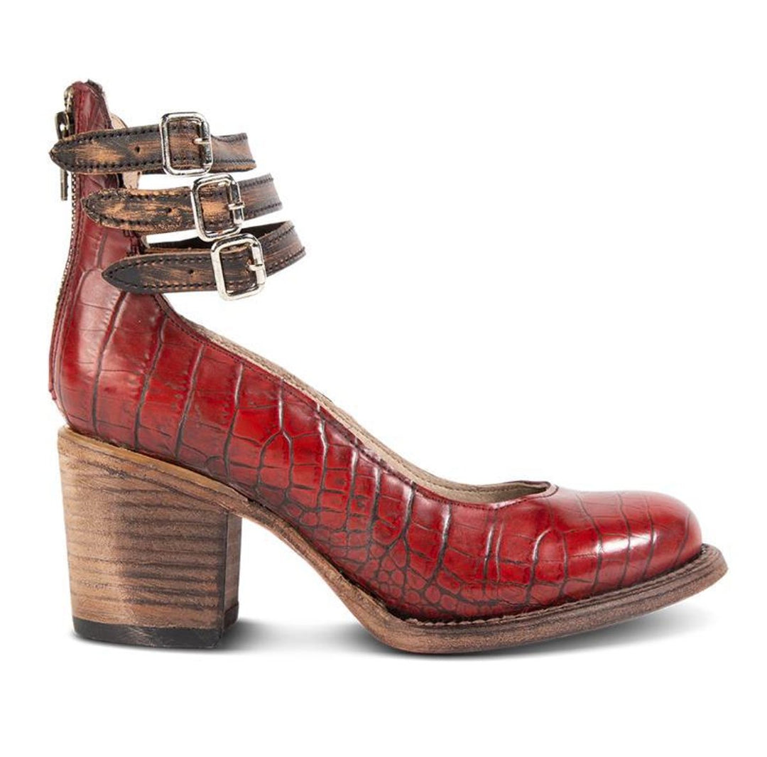 Women's Western-Style Buckle-Strap Pointed-Toe Ankle Boots